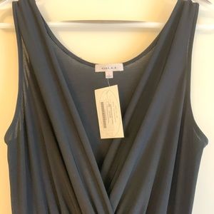 Sleeveless black pantsuit by Gilli size Large
